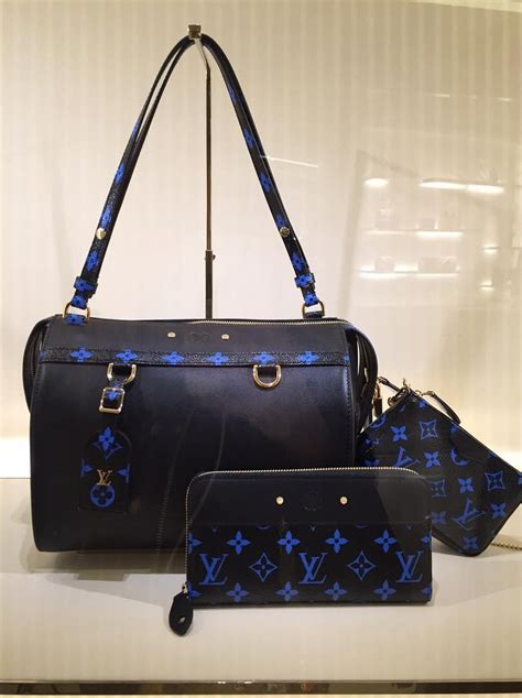 louis vuitton blue logo|louis vuitton blue bag monogram.